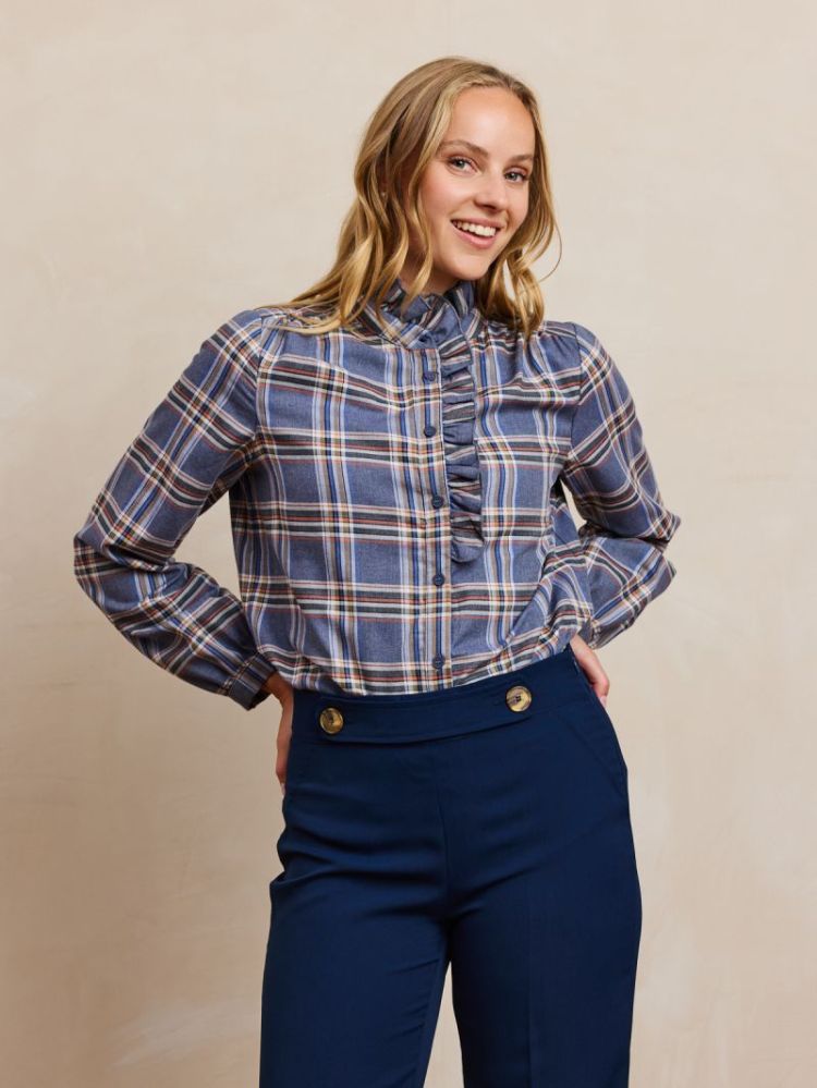 PHOENIX  JEANS BLU CHECK