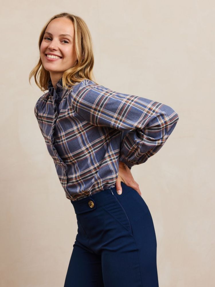 PHOENIX  JEANS BLU CHECK