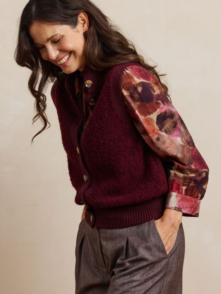 KHADIJA BURGUNDY