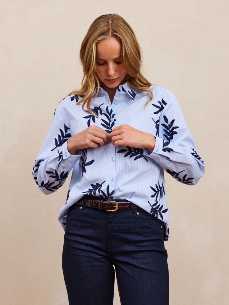 MARLY LT BLUE STRIPE 